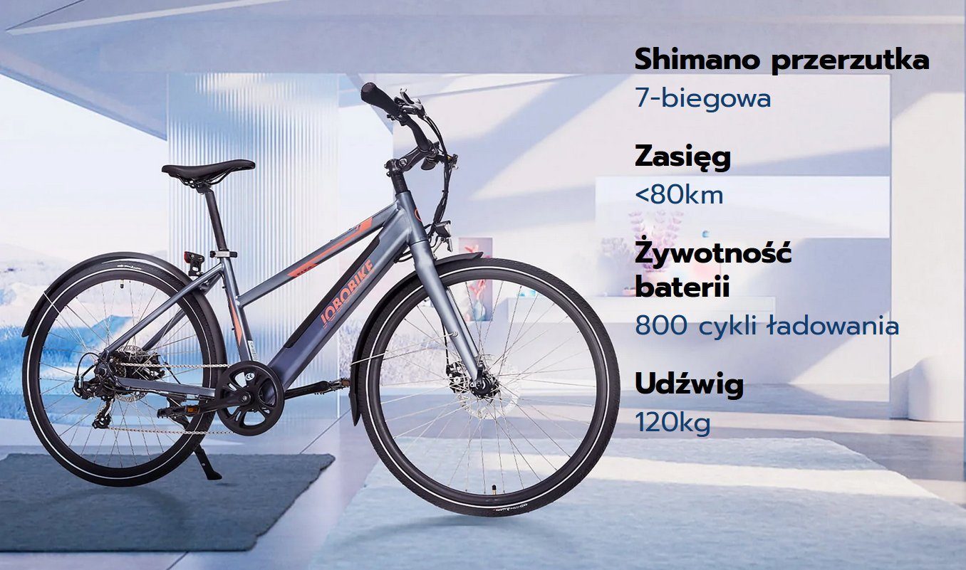 JOBOBIKE E-Bike »VIVA 2.0 28 Zoll City-Pedelec E-bike, Trekking Elektrofahrrad«, 7 Gang, Kettenschaltung, Heckmotor 250,00 W, (Set, mit Akku-Ladegerät), Ebike für Damen und Herren mit innerhalb der StVZO