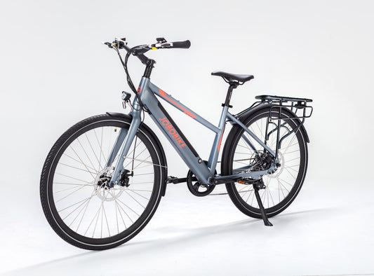 JOBOBIKE E-Bike »VIVA 2.0 28 Zoll City-Pedelec E-bike, Trekking Elektrofahrrad«, 7 Gang, Kettenschaltung, Heckmotor 250,00 W, (Set, mit Akku-Ladegerät), Ebike für Damen und Herren mit innerhalb der StVZO