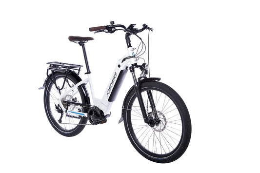 JOBOBIKE E-Bike »Linda 26 Zoll E-Bike Shimano 9 Gang mit BAFANG Motor«, 9 Gang Shimano, Kettenschaltung, 250,00 W, Ebike für Damen und Herren mit innerhalb der StVZO